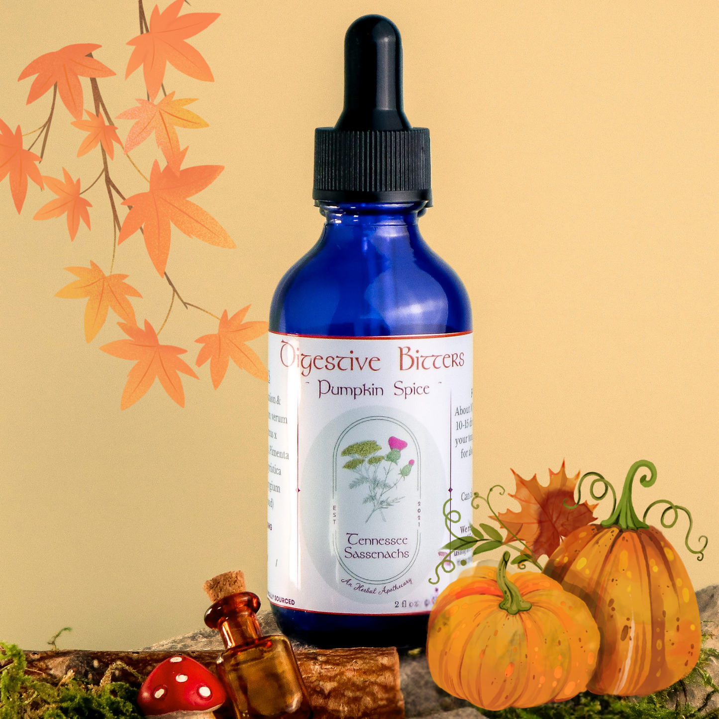 Pumpkin Spice Digestive Bitters