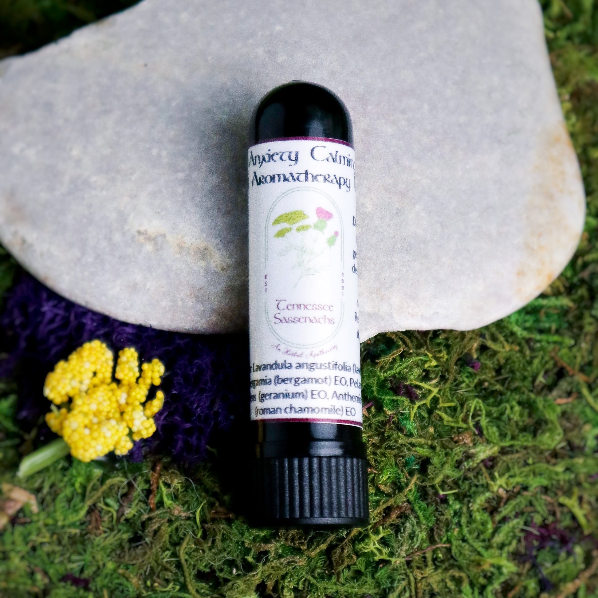 Calming Inhaler Anxiety Calming Roller/Inhaler – Tennessee Sassenachs Herbal Apothecary LLC