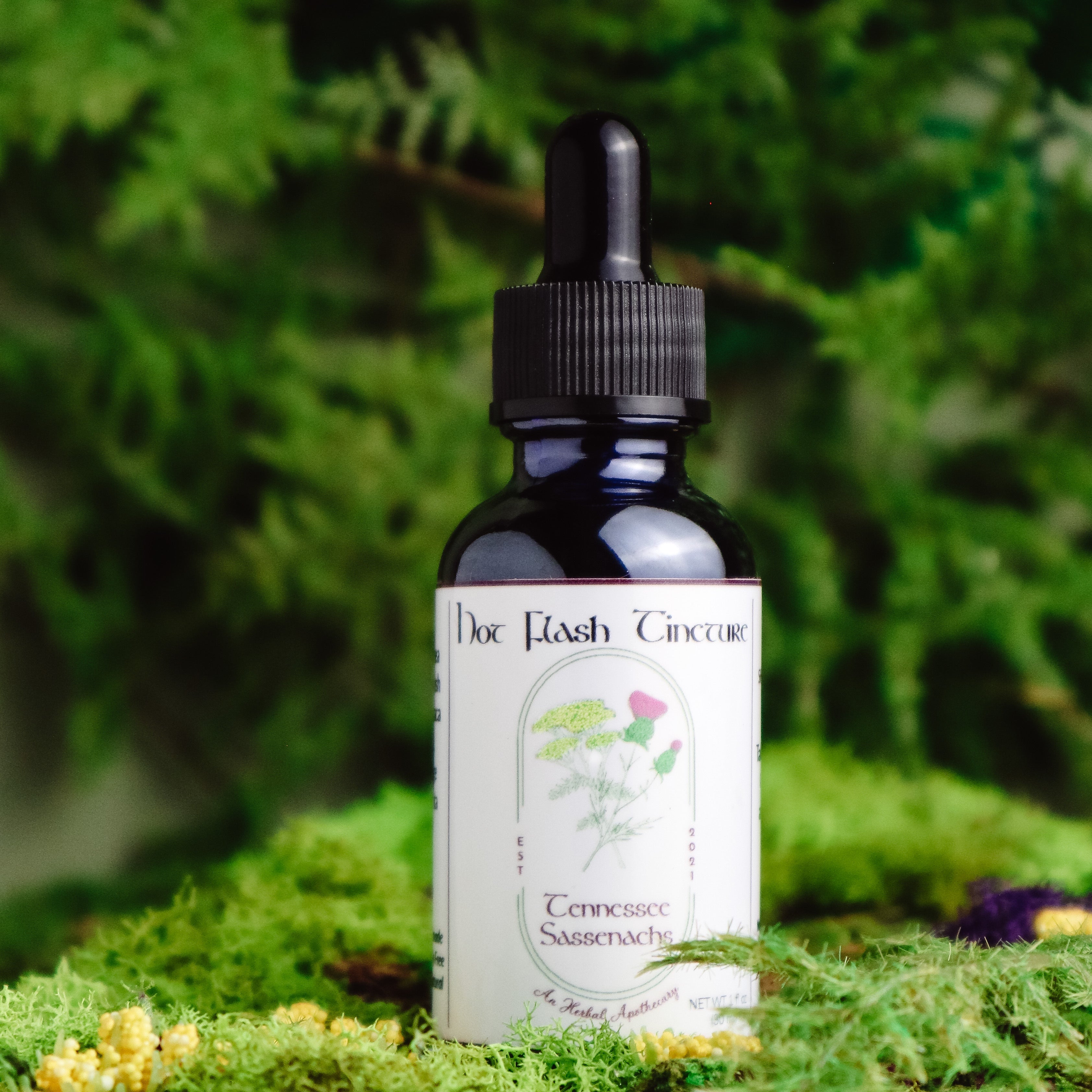 Hot Flash Tincture Tennessee Sassenachs Herbal Apothecary LLC